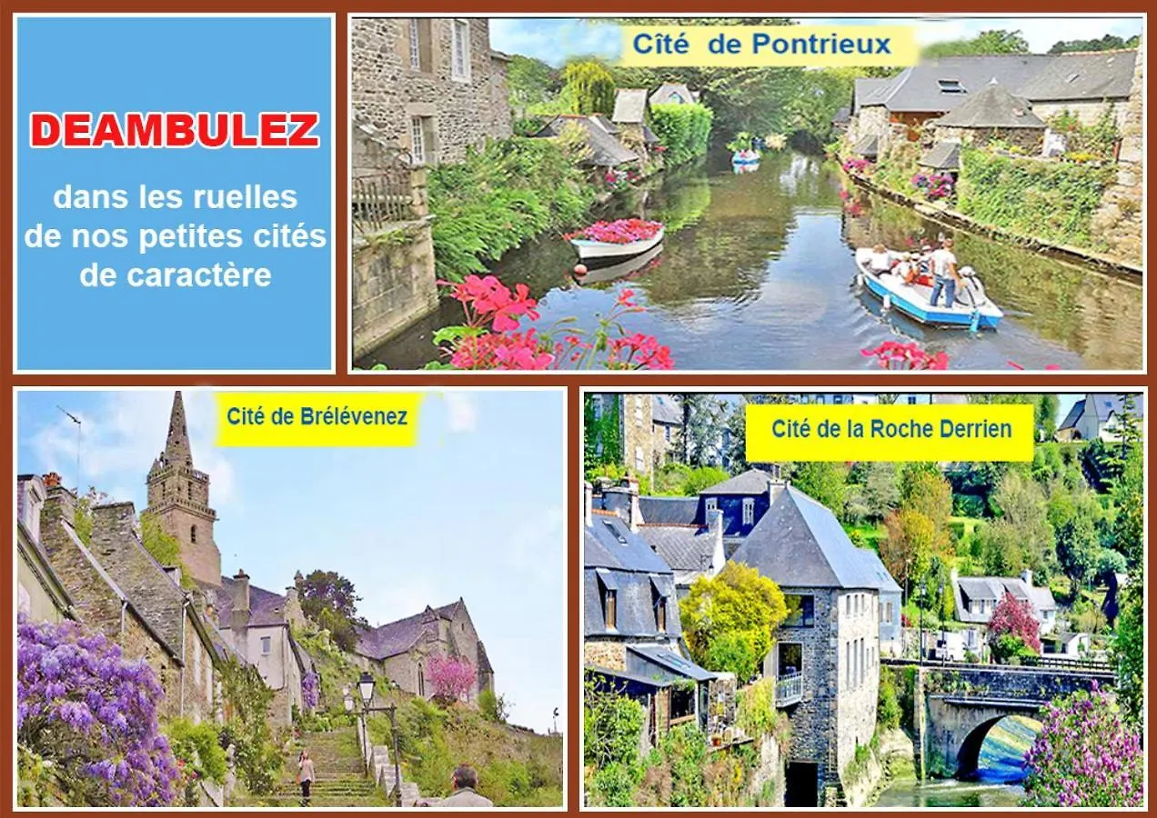 Tatil Evi Gite Entre Paimpol Brehat Et Perros Guirec Cote De Granit Rose Vue Terre Mer Plouguiel Fransa