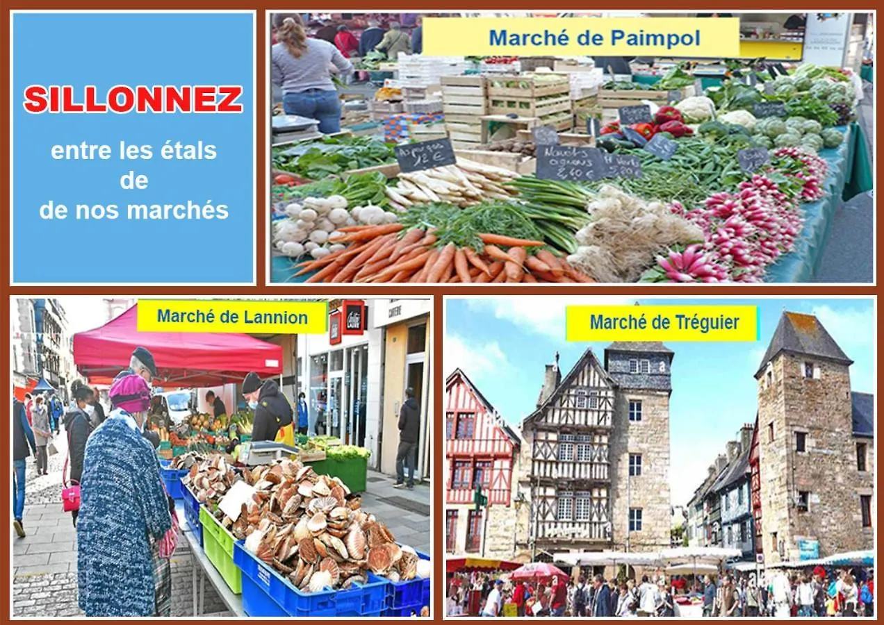 Gite Entre Paimpol Brehat Et Perros Guirec Cote De Granit Rose Vue Terre Mer Plouguiel 0*,