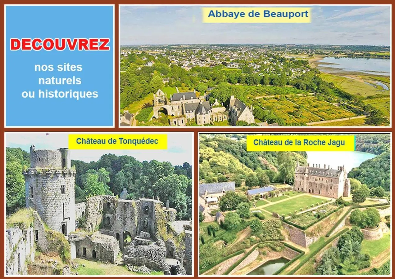 Gite Entre Paimpol Brehat Et Perros Guirec Cote De Granit Rose Vue Terre Mer Plouguiel