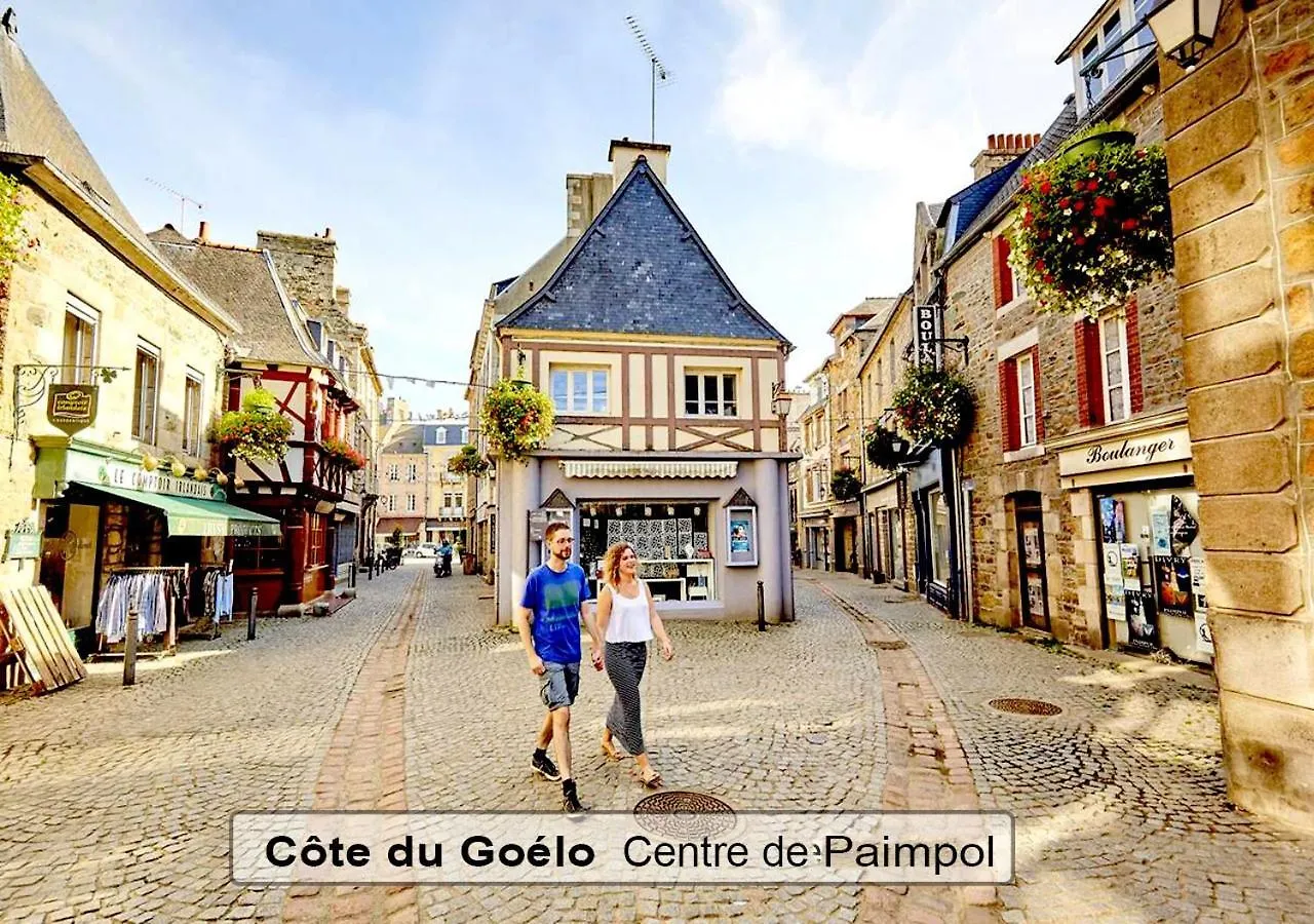 別荘 Gite Entre Paimpol Brehat Et Perros Guirec Cote De Granit Rose Vue Terre Mer Plouguiel