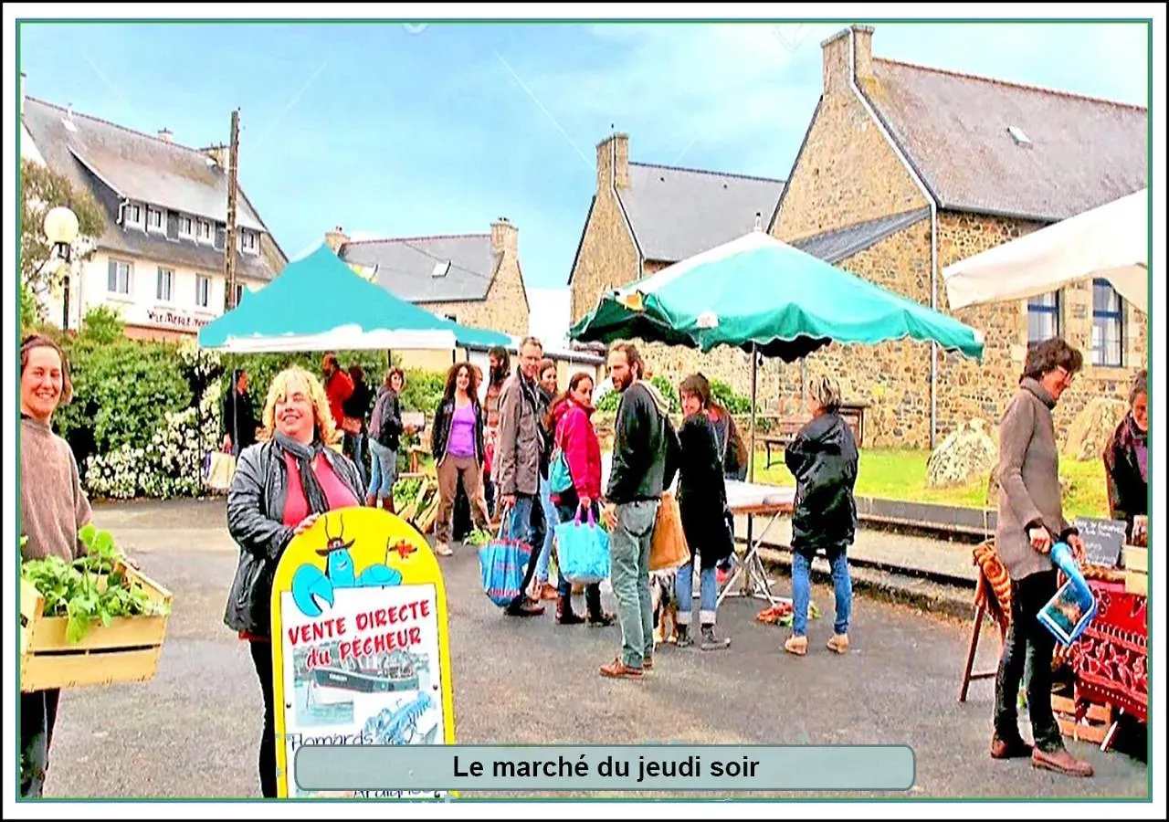 Gite Entre Paimpol Brehat Et Perros Guirec Cote De Granit Rose Vue Terre Mer Plouguiel Дом отдыха